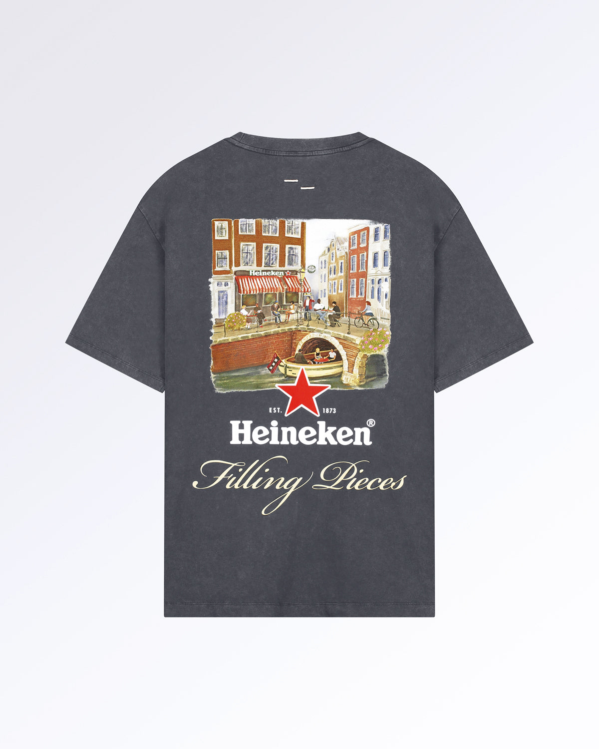 T-shirt Heineken Cafe Vintage Black - Filling Pieces