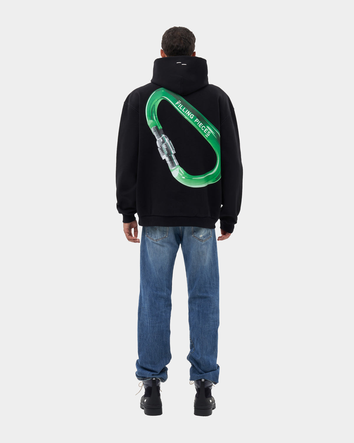 Hoodie Carabiner Black - Filling Pieces