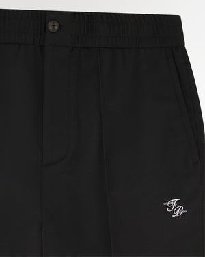 Coach Pants Twill Wool Black