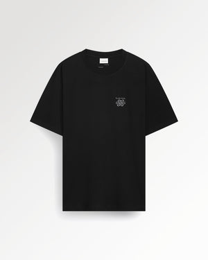 Filling Pieces T-Shirt Embroidered Knot Black
