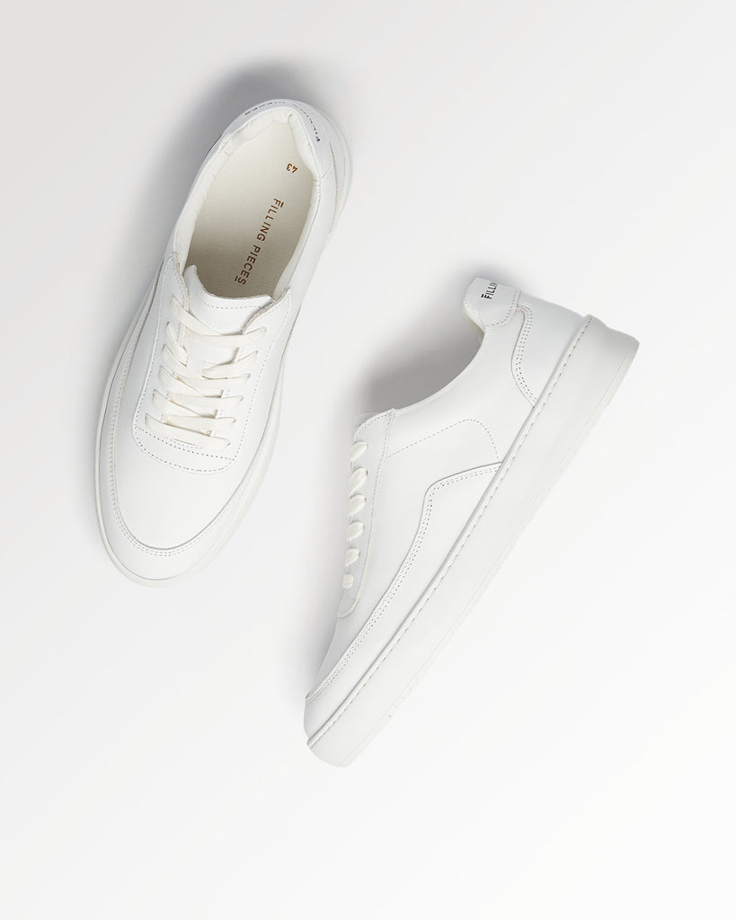 Mondo Crumbs Filling Pieces White Sneakers Mondo Ripple Nappa