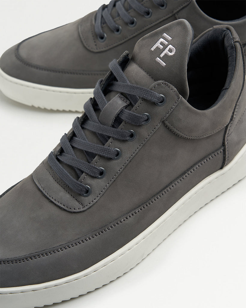 Low Top Ripple Nubuck Dark Grey - Filling Pieces Low Top Ripple Nubuck Dark Grey - Filling Pieces