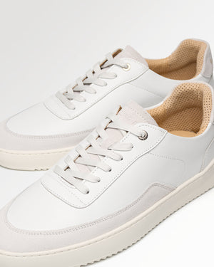 Mondo Squash Suede White