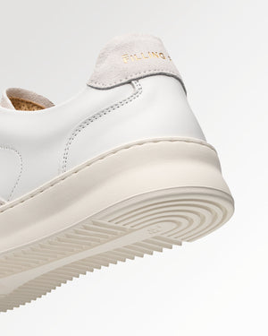 Mondo Squash Suede White