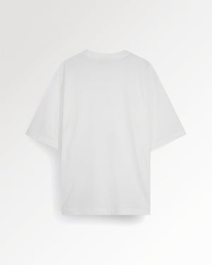 T-shirt Boxy Embroidered White