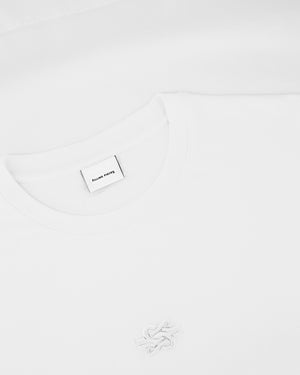 T-shirt Boxy Embroidered White