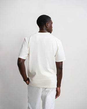 T-shirt Gowtu Tonal Antique White