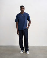 T-shirt Embroidered Knot Navy
