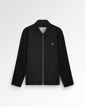 Filling Pieces Coach Jacket Twill Wool Black