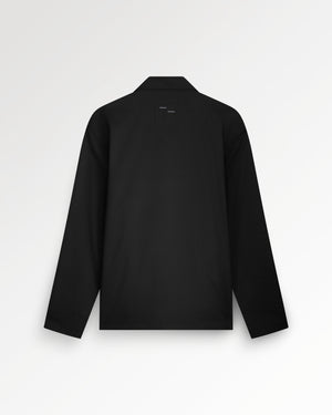 Coach Jacket Twill Wool Black