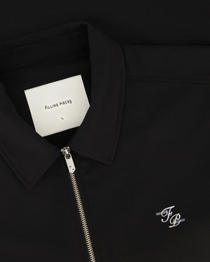 Coach Jacket Twill Wool Black