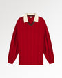 Knit Football Jersey Scarlet Red