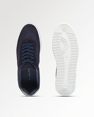 Mondo Suede Perforated Navy