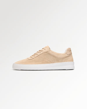 Mondo Suede Perforated Sand