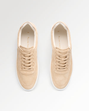 Mondo Suede Perforated Sand
