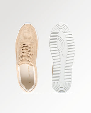 Mondo Suede Perforated Sand