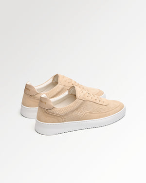 Mondo Suede Perforated Sand