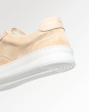Mondo Suede Perforated Sand