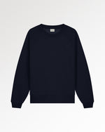 Sweatshirt Embroidered Knot Melange Navy
