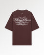 T-Shirt Boxy Bridge the Gap Bitter Chocolate