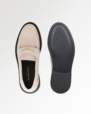 Base Loafer Suede Off White