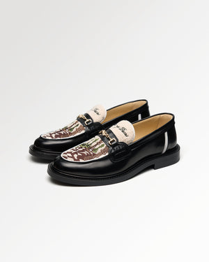 Loafer Chess Black