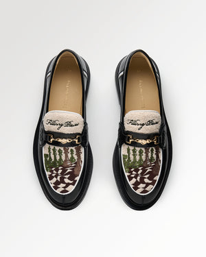 Loafer Chess Black