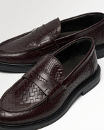 Loafer Woven Twist Chocolate