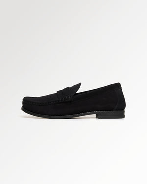 Lux Loafer Suede Black