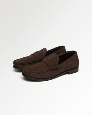 Lux Loafer Suede Chocolate