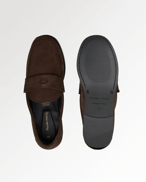Lux Loafer Suede Chocolate