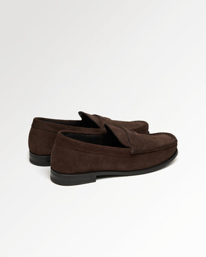 Lux Loafer Suede Chocolate