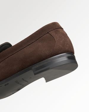 Lux Loafer Suede Chocolate