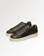 Tiebreak Waxed Grain Dark Green
