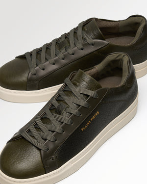 Tiebreak Waxed Grain Dark Green
