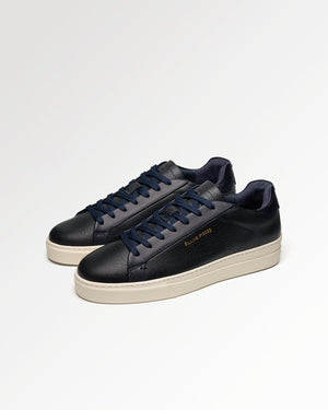 Tiebreak Waxed Grain Navy