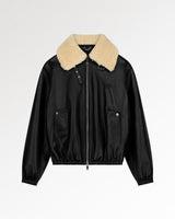 Biker Jacket Shearling Black