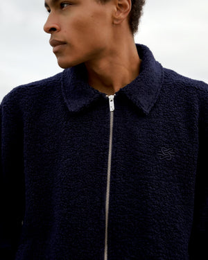 Coach Jacket Sherpa Maritime Blue
