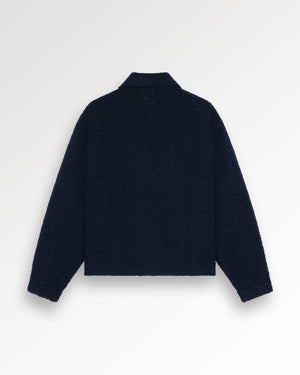 Coach Jacket Sherpa Maritime Blue
