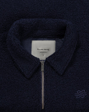 Coach Jacket Sherpa Maritime Blue