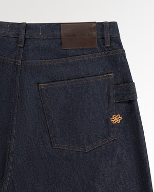 Denim Pants Raw Indigo