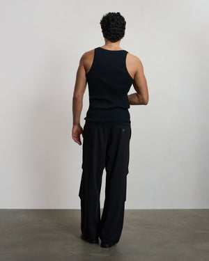 Drapy Pants Black