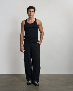 Drapy Pants Black