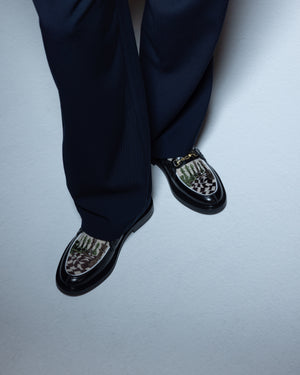 Loafer Chess Black