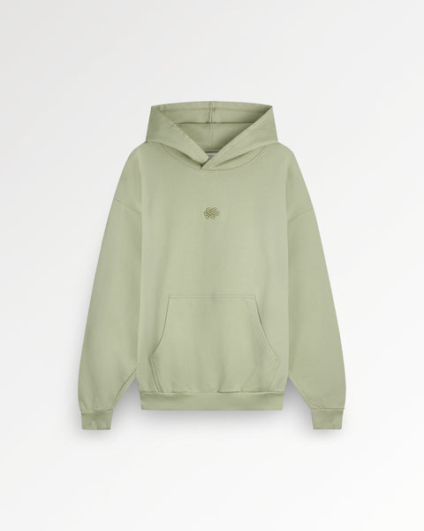 Hoodie Boxy Embroidered Tea - Filling Pieces