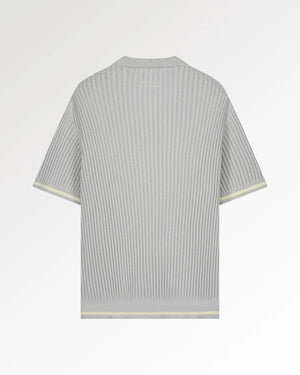Knit Polo Boucle Antarctica