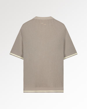Knit Polo Boucle Pure