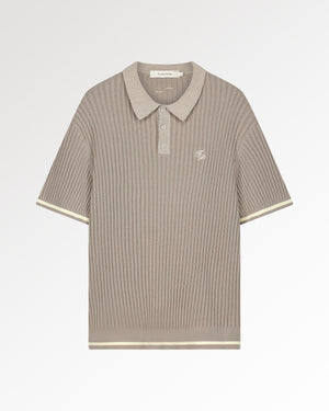 Knit Polo Boucle Pure