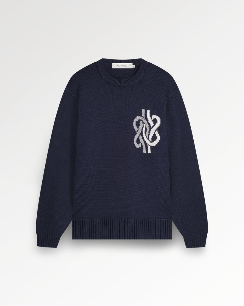 Knit Sweater Knot Navy - Filling Pieces