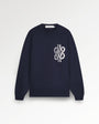Filling Pieces Knit Sweater Knot Navy